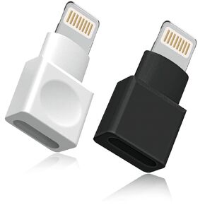 2 Pack Lightning Charging Extender Cord,[Apple MFi Certified] iPhone Charger Extension Cable Male to Female Dock Extender Compatible with iPhone 14 13 12 11 X XS XR 8 7 6 5 Transfer Audio Video Data