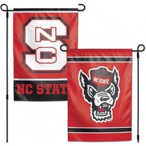 NCAA North Carolina State Wolfpack 12x18 Garden Style 2 Sided Flag, One Size, Team Color