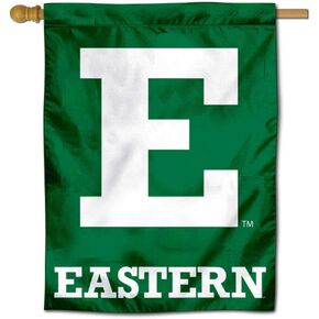 Eastern Michigan Eagles Block E House Flag Banner