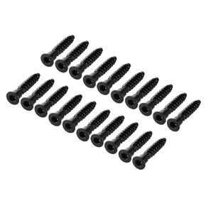 uxcell Furniture Confirmat Screw 7x39mm Hex Socket Wood Screws Powder Coated 20pcs