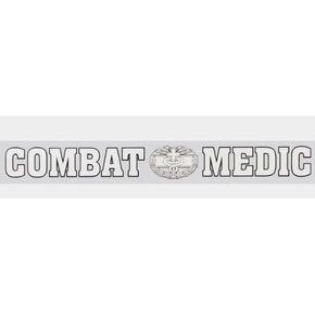 COMBAT MEDIC 15" inch Window Strip MILITARY Outside Decal
