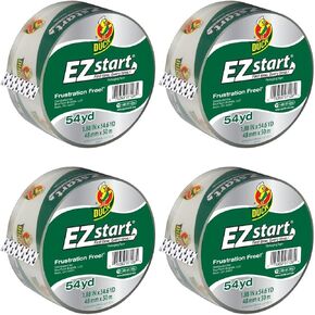 Duck EZ Start Packaging Tape, Clear Packing Tape for Mailing, Moving, Shipping & Storage, 1 Refill Roll, 1.88 in. x 55 Yd. Each (285711) in Kuwait