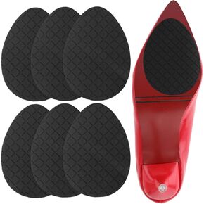 Sibba Non Slip Shoes Pads 3 Pairs Sticky Sole Protectors High Heels Anti Slip Shoe Grips Bottom Insoles No Skid Shoe Inserts Padding Comfortable Silicone Accessories Fit Sneakers Slippers (Black) in Saudi Arabia