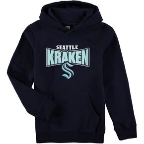 Outerstuff Seattle Kraken Toddler Size 2T-4T Draft Pick Logo Pullover Fleece Hoodie