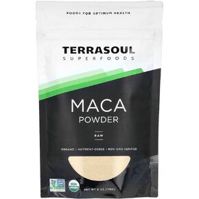Terrasoul Superfoods Organic Raw Maca Powder, 1 Lb - Premium Quality, Supports Increased Stamina & Energy