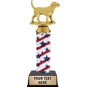9.25" Custom Dog Show Trophies - Dog Show Trophy for Dog Show Awards, Pet Show Trophies, Dog Trophy Prime