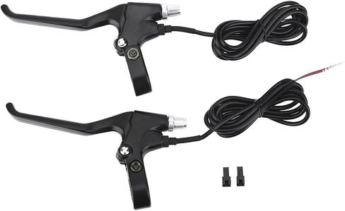 Bicycle Brake Lever, Handlebar 2 Wires E Bike Bicycle Electric Bike Brake Handle Replacement Parts for Most Bicycle, Road Bike, Mountain Bike with 22.5mm Handlebar in Saudi Arabia