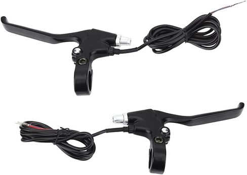 Bicycle Brake Lever, Handlebar 2 Wires E Bike Bicycle Electric Bike Brake Handle Replacement Parts for Most Bicycle, Road Bike, Mountain Bike with 22.5mm Handlebar in Saudi Arabia