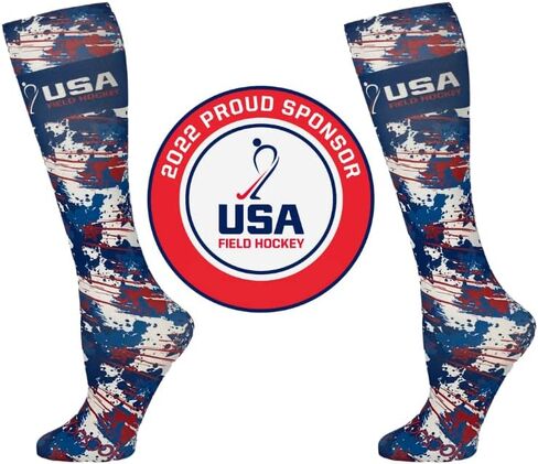 Team USA 2022 Socks Performance Liner Moisture-Wicking Protection for Field Hockey, Ice Hockey, and Soccer in Saudi Arabia
