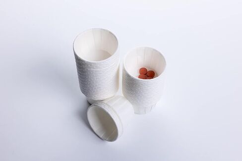 Superior Trading Co. Paper Disposable Souffle Cups for Snacks, Food & Medicine - Condiment Cups, Sauce Cups, Souffle Cups, Medicine Cups, Portion Cups, Small Paper Cups - 250 Cups, 1.25 oz, White in Kuwait