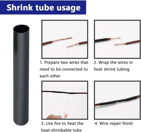 Bullet Terminals Wire Connectors Kit, Male & Female Heat Shrink Waterproof Electrical Bullet Wire Connectors, with 50Pcs Colorful Heat Shrink Tube (250 Pack) in Saudi Arabia