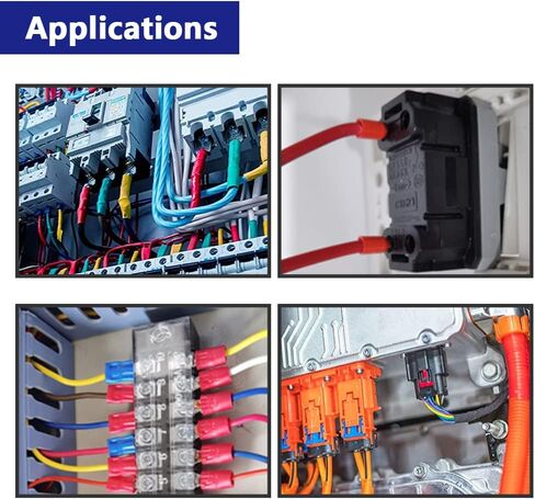 Bullet Terminals Wire Connectors Kit, Male & Female Heat Shrink Waterproof Electrical Bullet Wire Connectors, with 50Pcs Colorful Heat Shrink Tube (250 Pack) in Saudi Arabia