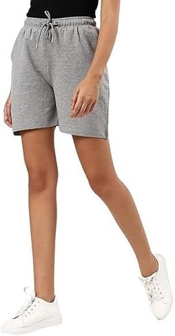 Pack of 2 Solid Women Multicolor Basic Cotton Shorts in Saudi Arabia
