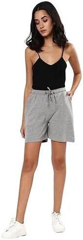 Pack of 2 Solid Women Multicolor Basic Cotton Shorts in Saudi Arabia