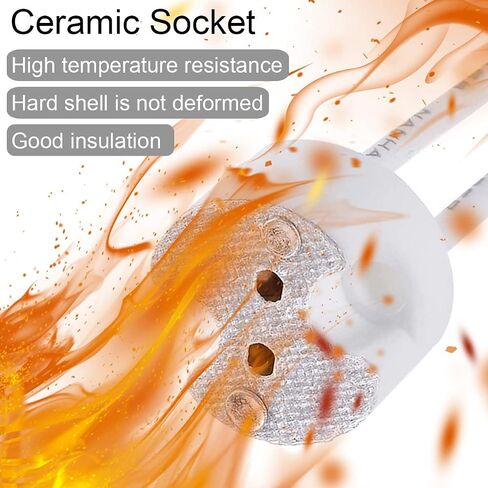 LED MR16 GU5.3 Socket, 10pcs Halogen Lamp Bulb Ceramic Connector Wire Adapter MR11 G4, Incandescent CFL Holder Base Plug Converter in Saudi Arabia