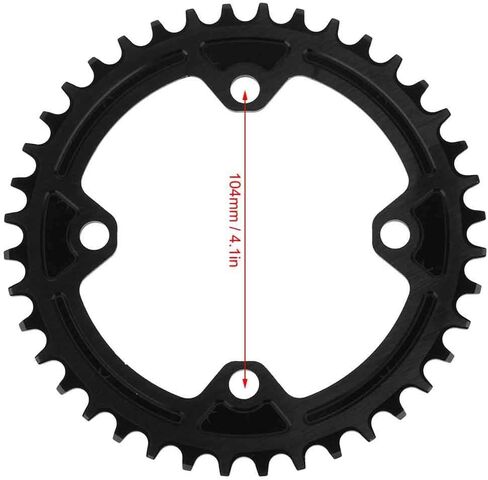 VGEBY1 Bike Chain Ring, 40T 42T Narrow Wide Chainring Single Crankset Sprocket Wheel (40T104BCD) in Saudi Arabia