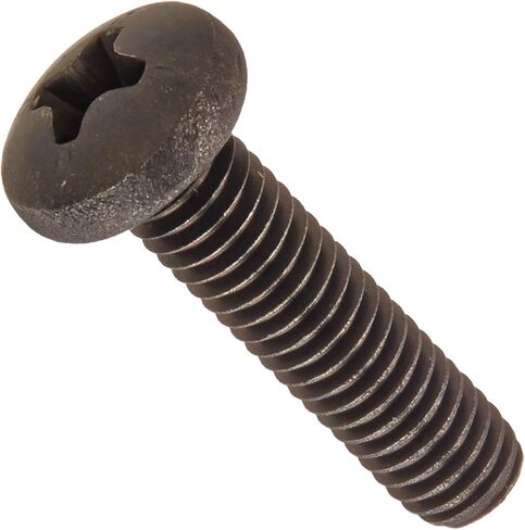 Small Parts MS51958-63B 18-8 Stainless Steel Pan Head Machine Screw, Black Oxide Finish, Meets MS-51958, #2 Phillips, #10-32 Thread Size, 1/2" Length, Fully Threaded, USA Made (Pack of 25) in Saudi Arabia