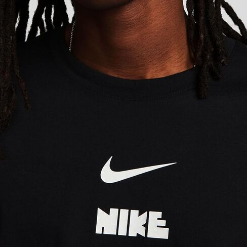 Nike Sportswear Club Logo T-Shirt Mens Size - S Black/White in Saudi Arabia