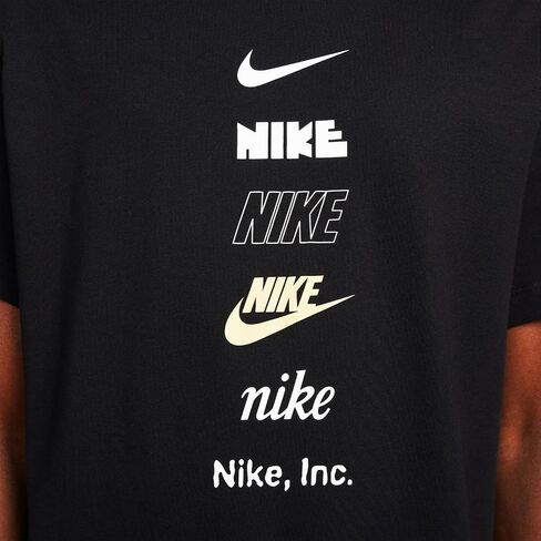 Nike Sportswear Club Logo T-Shirt Mens Size - S Black/White in Saudi Arabia