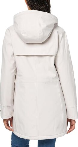 Tommy Hilfiger Women's Hooded Aline Soft Softshell Rain Coat in Saudi Arabia