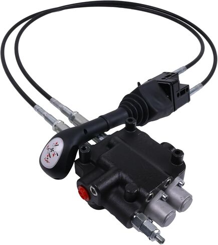 Cable Remote Control Valve Kit,Hydraulic Control Valve Kitwith 2 Spool Valve 80lpm/ 21gpm and 2 Cables Remote Joystick in Saudi Arabia