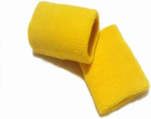 12 Pairs (24 PCS) Colorful Sports Wristbands Cotton Sweatband Wristbands Wrist Sweatbands Wrist Sweat Bands for for Men and Women, Good for Tennis, Basketball, Running, Gym, Working Out in Saudi Arabia