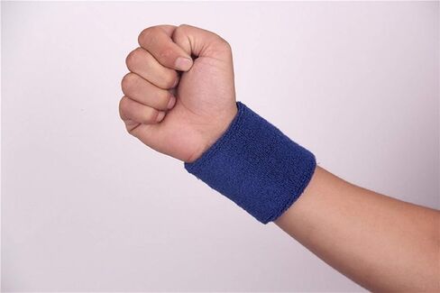 12 Pairs (24 PCS) Colorful Sports Wristbands Cotton Sweatband Wristbands Wrist Sweatbands Wrist Sweat Bands for for Men and Women, Good for Tennis, Basketball, Running, Gym, Working Out in Saudi Arabia