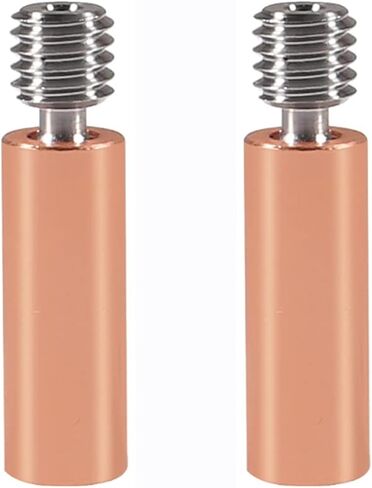 2pcs Smooth Heatbreak Upgrade All Metal Titanium and Copper Bimetal Throat Nozzle for Ender 3 V2 Ender 3 Pro CR10 3D Printer Hotend in Saudi Arabia