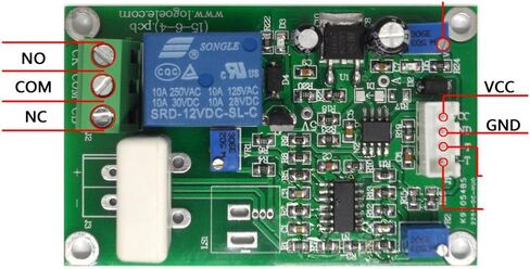 Taidacent DC 12V 0-70A WCS1700 Hall Effect Current Sensor محول الطاقة الحالي كشف DC الخطي مع ماس كهربائى أكثر من الحماية الحالية in Saudi Arabia