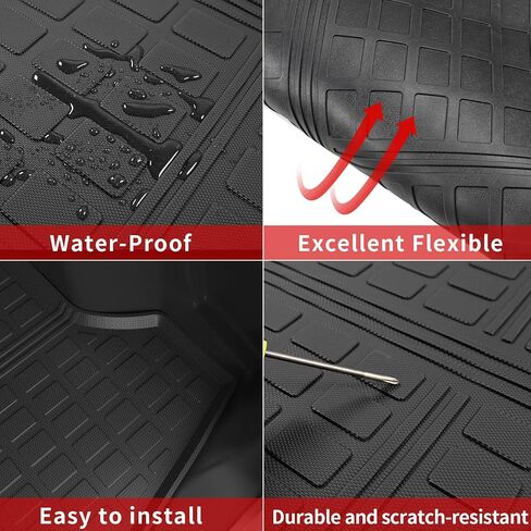 Xipoo Cargo Liner متوافق مع 2012-2016 Honda CRV Cargo Liner TPE Trunk Mat استبدال لـ 2012 2013 2014 2015 2016 Honda CRV Accessories (2012-2016 Honda CRV، حصيرة الصندوق الخلفي) in Saudi Arabia