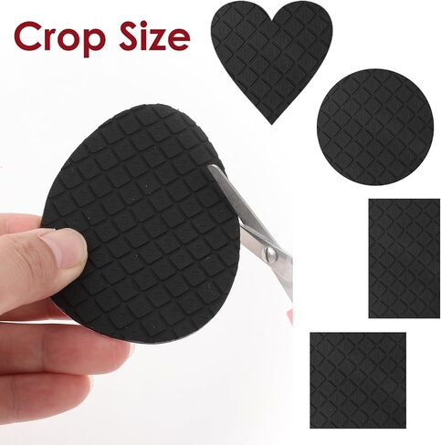 Sibba Non Slip Shoes Pads 3 Pairs Sticky Sole Protectors High Heels Anti Slip Shoe Grips Bottom Insoles No Skid Shoe Inserts Padding Comfortable Silicone Accessories Fit Sneakers Slippers (Black) in Saudi Arabia