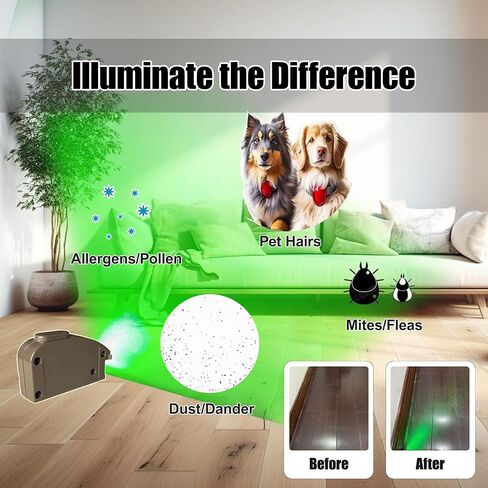 Upgraded Dust Illumination with Green Laser for Household Vacuum Cleaner in Saudi Arabia