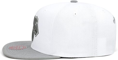قبعة Mitchell & Ness Knicks Snapback قابلة للتعديل - Retro 4 Cool Gray in Saudi Arabia
