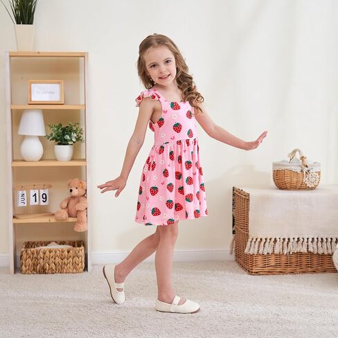 Gothletic طفل الفتيات فساتين الاطفال ملابس الصيف كشكش كم عودة Bowknot فستان طفل عارية الذراعين حفلة فستان الشمس 2-7 سنوات in Kuwait