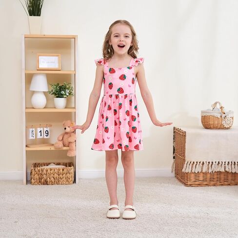 Gothletic طفل الفتيات فساتين الاطفال ملابس الصيف كشكش كم عودة Bowknot فستان طفل عارية الذراعين حفلة فستان الشمس 2-7 سنوات in Kuwait