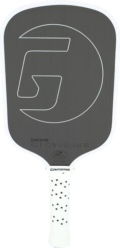 GAMMA Obsidian Carbon Fiber Pickleball Paddle, 10mm, 13mm, and 16mm Core Options, Comfortable Molded Foam Handle, and Customizable Handle Weight System in Saudi Arabia