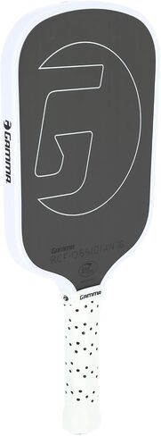 GAMMA Obsidian Carbon Fiber Pickleball Paddle, 10mm, 13mm, and 16mm Core Options, Comfortable Molded Foam Handle, and Customizable Handle Weight System in Saudi Arabia