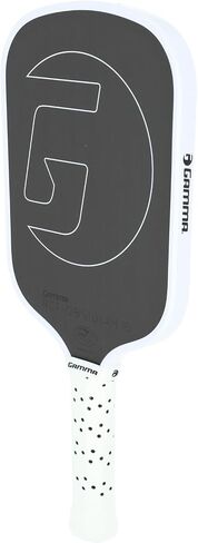 GAMMA Obsidian Carbon Fiber Pickleball Paddle, 10mm, 13mm, and 16mm Core Options, Comfortable Molded Foam Handle, and Customizable Handle Weight System in Saudi Arabia