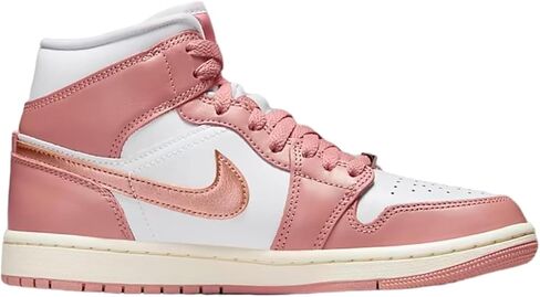 Jordan 1 Mid Women Red Stardust/Metallic Copper FB9892-670 8.5 in Saudi Arabia