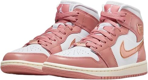 Jordan 1 Mid Women Red Stardust/Metallic Copper FB9892-670 8.5 in Saudi Arabia