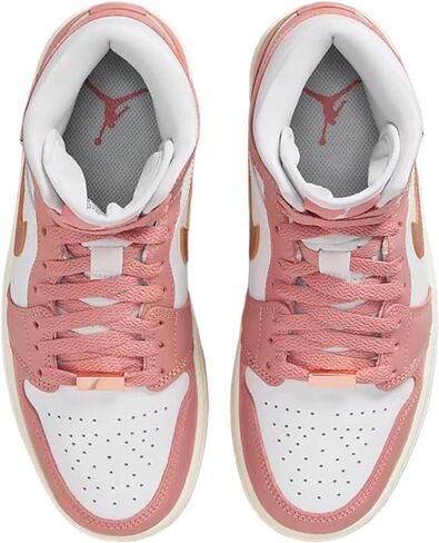 Jordan 1 Mid Women Red Stardust/Metallic Copper FB9892-670 8.5 in Saudi Arabia