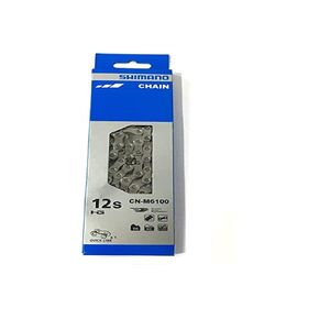 SHIMANO Deore CN-M6100 Deore Chain with Quick Link, 12-Speed, 126L Silver,ICNM6100126Q