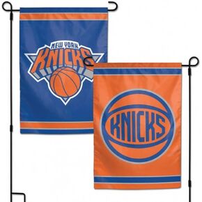 Wincraft NBA New York Knicks Flag12x18 Garden Style 2 Sided Flag, Team Colors, One Size