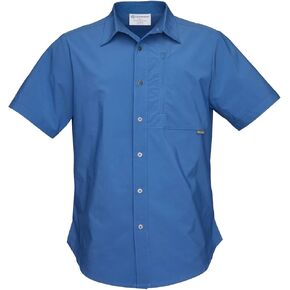 Men's Glissade Short Sleeve Button Down Shirt - Quick Dry, Moisture Wicking, UPF 40+, Outdoor, Beach