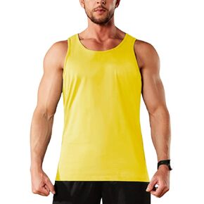 EKLENTSON Men's Workout Tank Top Summer Quick Dry Gym Shirts Muscle Sleeveless Cotton Shirt Moisture Wicking Beach in Saudi Arabia
