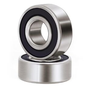 XIKE 2 Pcs 62301-2RS Bearings 12x37x17mm, Double Rubber Seals and Pre-Lubricated, Deep Groove Ball Bearing.