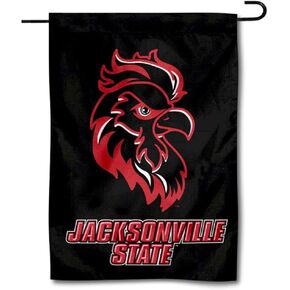 Jacksonville State Gamecocks Black Garden Flag