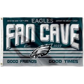 Philadelphia Eagles Fan Man Cave Banner Flag