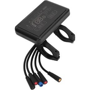 ABS Material Electric Bike Panel, Waterproof, Speed Gear Power, Easy Install, Replacement Display, for Outdoor Usage