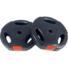 لوحة وزن قياسية من الفينيل مقاس 2.54 سم من BalanceFrom لتدريبات القوة ورفع الأثقال، زوج VNL-15P in Kuwait